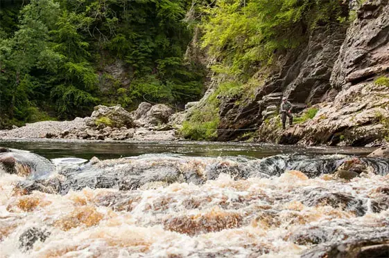 The Whirling Hole on Upper Home beat, Darnaway, River Findhorn