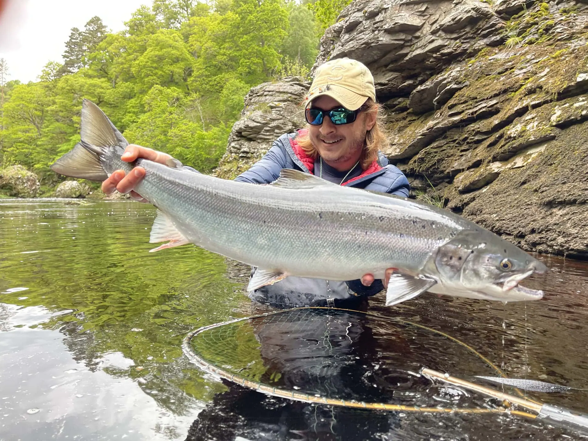 Spring salmon from Craigie pool on Upper Home beat, Darnaway.