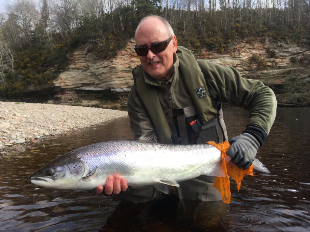 Salmon fishing on the Meads of St John Beat, Darnaway